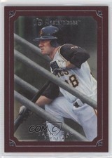 2007 UD Masterpieces Pinot Red Frame 74/75 Jason Bay #61 a2f