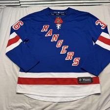 New York Rangers Jersey Mens Medium Blue NHL Hockey Mats Zuccarello 36 Fanatics