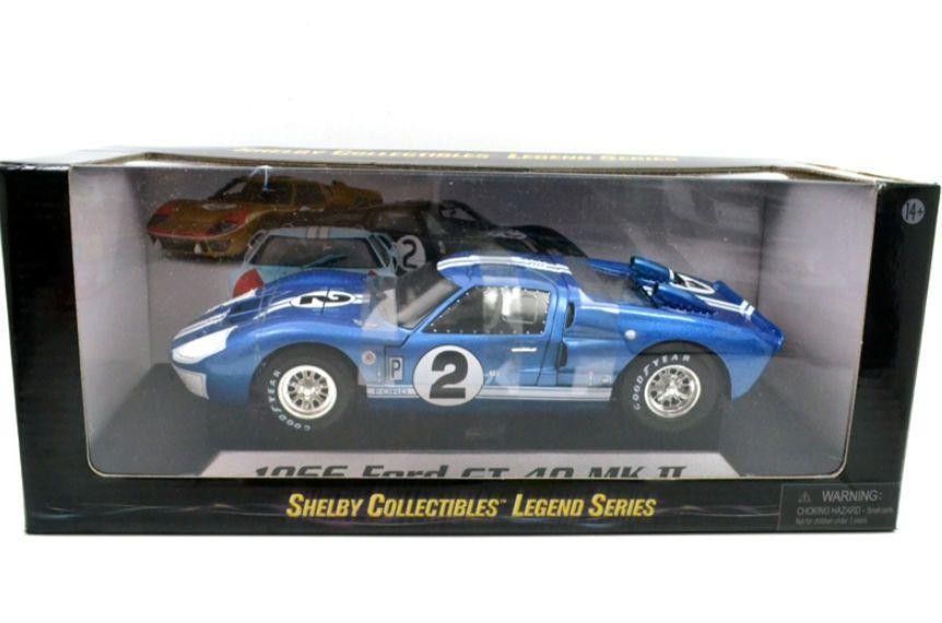 Shelby Collectibles 1 18 1966 Ford Gt40 Mkii Blue | eBay
