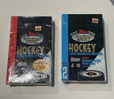 1993-94 Topps Stadium Club Hockey Series 1 and Series 2 Boxes Factory Sealed