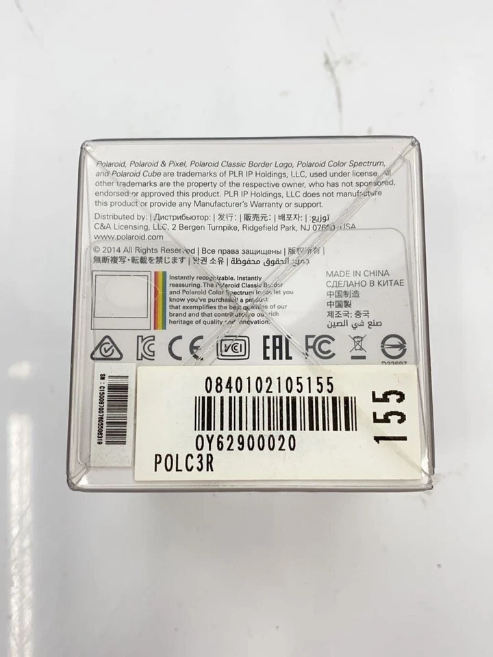 Videocámara Polaroid CUBE [Roja] Usada Foto 2 de 3