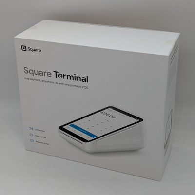 Square Terminal Kartenleser zur Akzeptanz kontaktloser PIN Debit Kreditkarte
