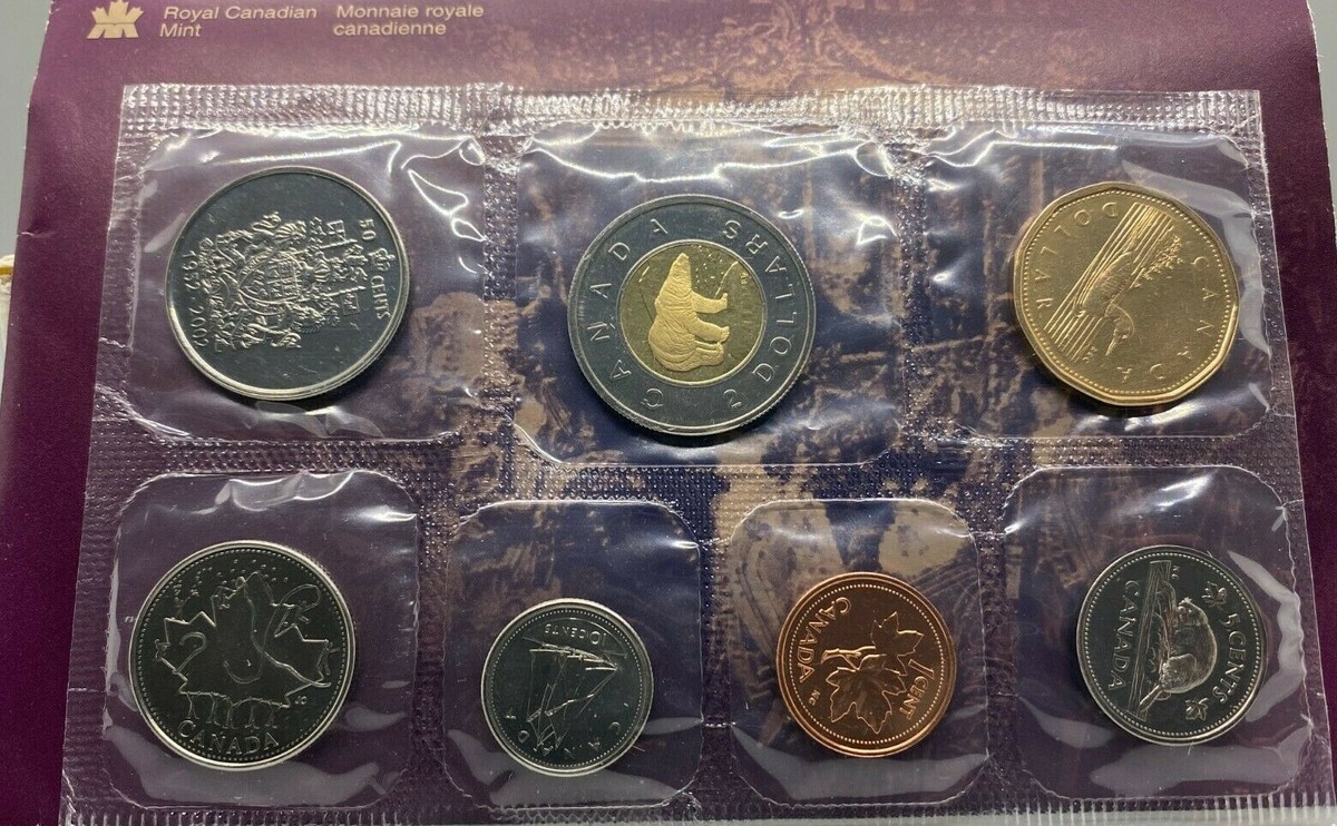 2002 Special Edition Uncirculated Coin Set Golden Jubilee Royal Canadian  Mint | eBay