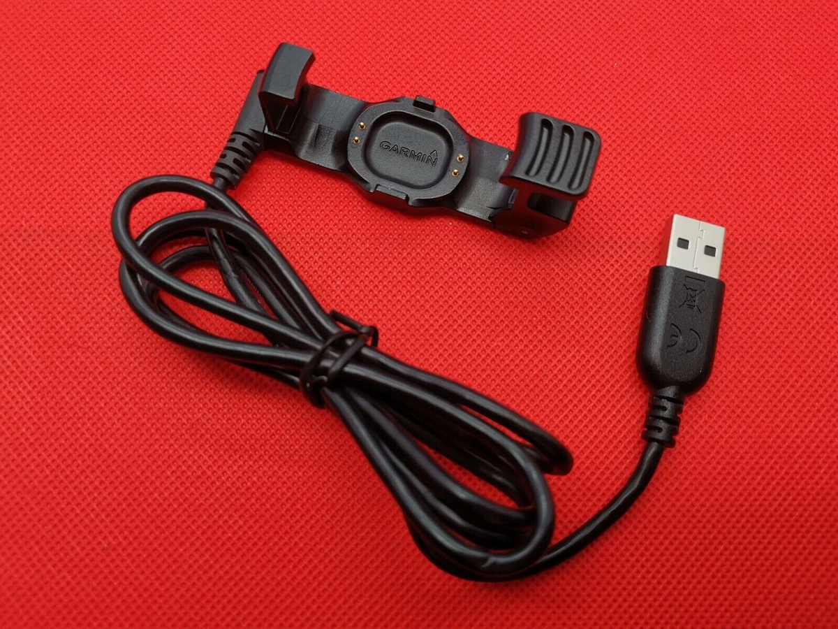 GENUINE Garmin Forerunner 225 GPS Sport Smart Watch USB Charger Data Cradle