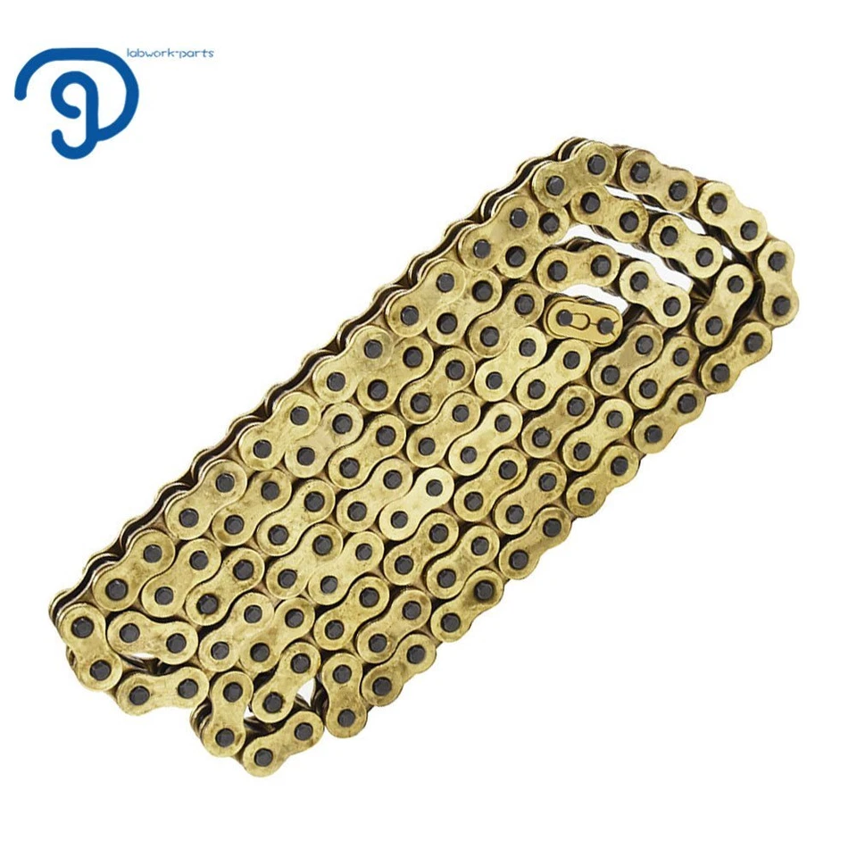 New GOLD 520 Drive Chain 120 Links With O-Ring Masterlink For Dirt Bike 520x120 - Image 2 of 4