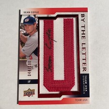 2009 Signature Stars USA By the Letter Signatures Sean Coyle Letter U Auto