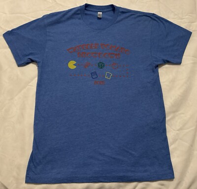 Waverly Tomato Showdown 2019 Blue M T-Shirt BLT Pac-Man Bacon Lettuce Mayo Bread