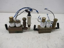 Lot of 2 KIP inc 2X154-2 Dual Solenoid Valve Manifold for Vacuum Pump System