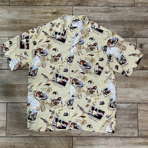 Walt Disney World Hawaiian Shirt Mickey 