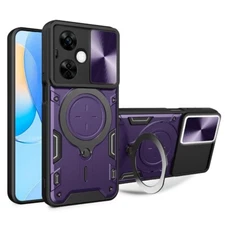For OnePlus Nord N30 5G Case TPU PC Cover Shockproof Magnetic Ring Holder Purple