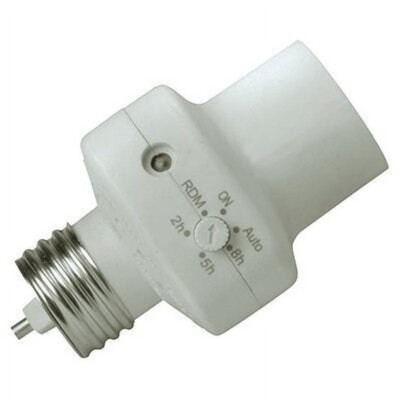 NEW! WOODS Light Control Socket With Programmable Timer-Indoor Only