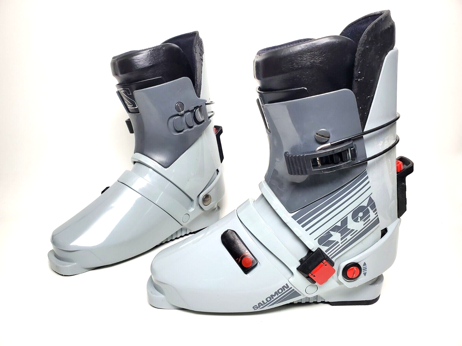 Scarponi da sci alpino downhill ingresso posteriore SALOMON SX 91 vintage uomo taglia 345 MP 27 5