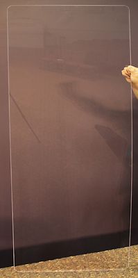 NEW 5-foot tall, 1-Panel Drum Shield, Plexiglas Drum Screen, Drum Cage