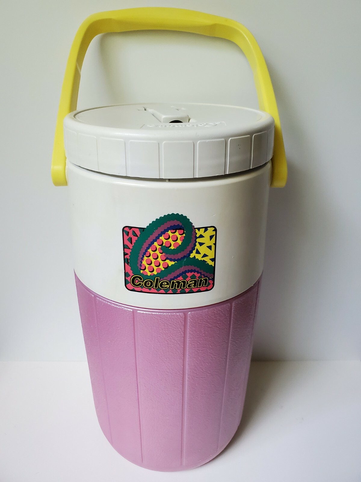 purple coleman cooler