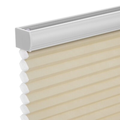 Changshade Cordless & Light Filtering Cellular Shade, Pleated Honeycomb Shade...