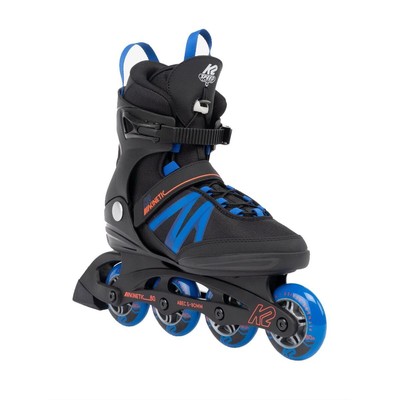 Kinetic 80 Pro Men's Inline Skates, Color: Blue/Red, Size: 11.5 (I220200901115)