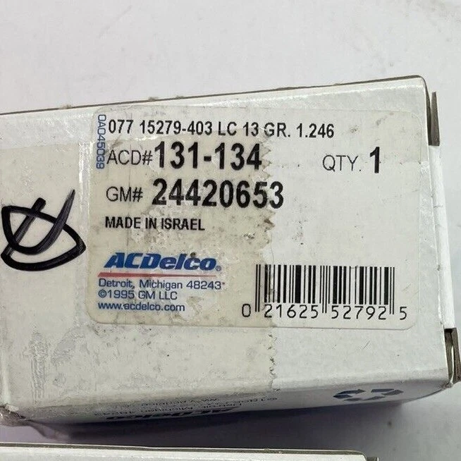 Engine Coolant Thermostat ACDelco 131-134 24420653 - Image 2 of 2