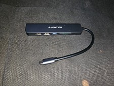 LENTION USB C Hub with 100W Charging, 4K HDMI, Dual Card Reader, USB 3.0 & 2.0 C