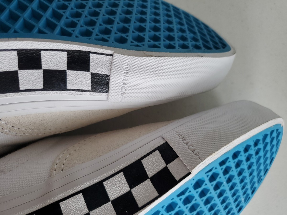 Vans Ultracush HD Pro Mens Size 8 White Cream Checkered Sole Vans Ultracush HD Pro Mens Size 8 White Cream Checkered Sole
