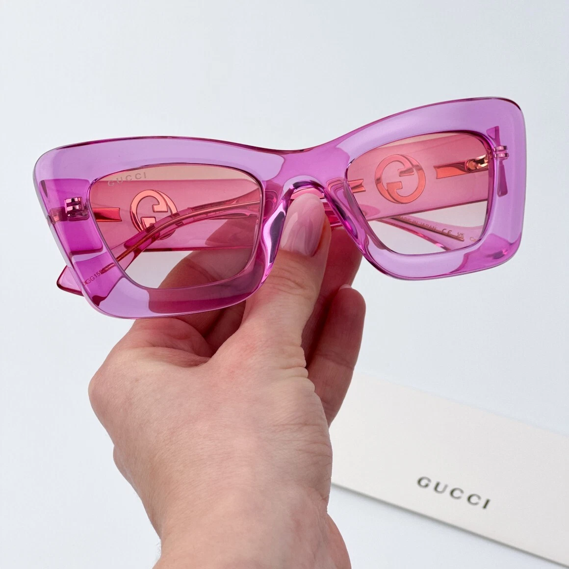Gucci Pink Sunglasses for Women for sale | eBay