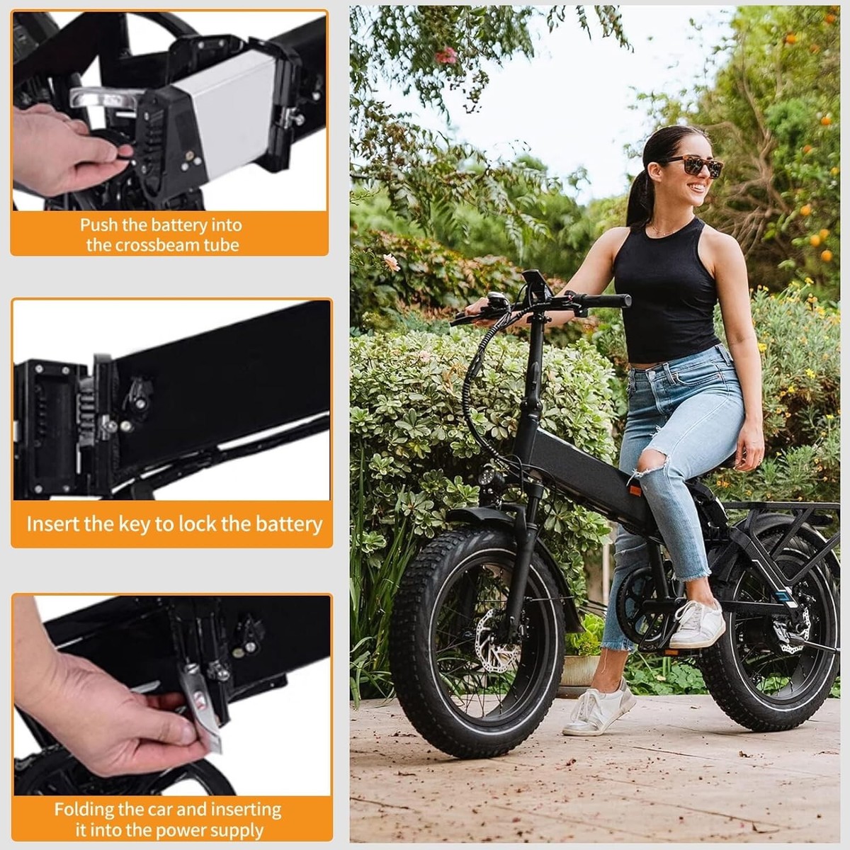 Polarna M5 Electric Bike Battery 48V Folding Ebike Btteries