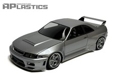 Rc Body Car Drift Touring 110 Nissan Skyline R33 Bnr Style Aplastics New Shell