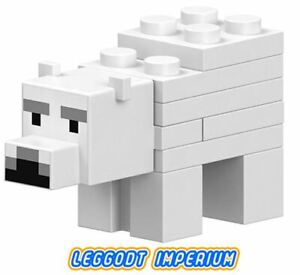 Lego Minifigure Minecraft Baby Polar Bear Animal Free Post Ebay