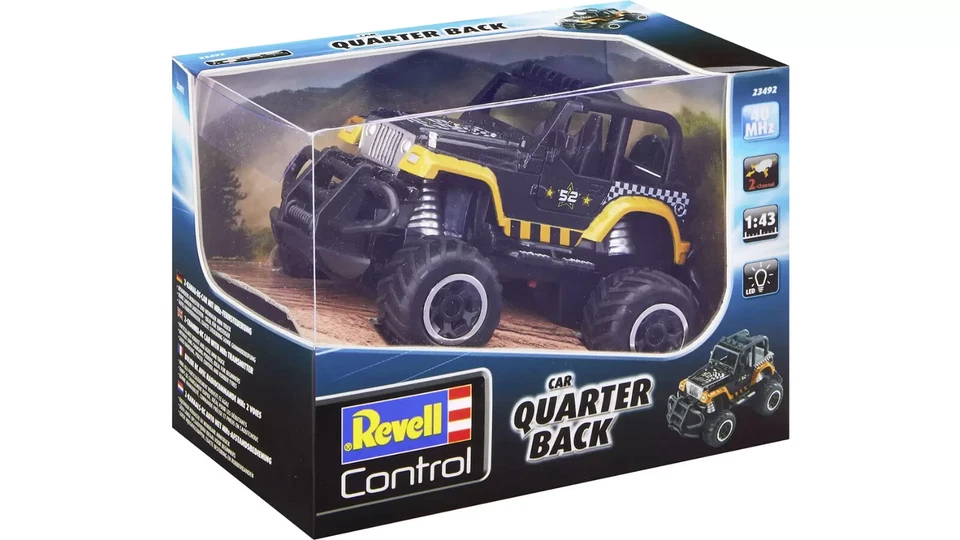 40 MHz Revell Jeep Wrangler Quarter Back 1:43 RC Car Ages 6+ 40mhz NEW NIB - Image 4 of 4
