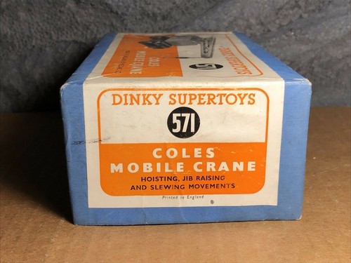 SOLO SCATOLA TOP | Dinky Supertoys #571 Coles Gru mobile solo scatola superiore - Foto 7 di 11