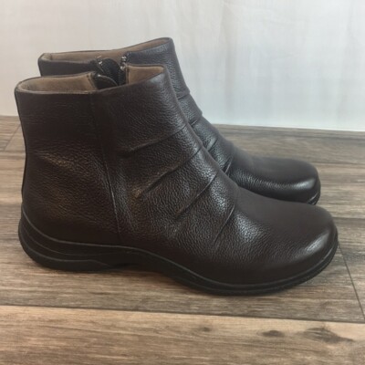 Array Womens Brown Ankle Boots Booties WHISTLE Leather Upper 8M 8