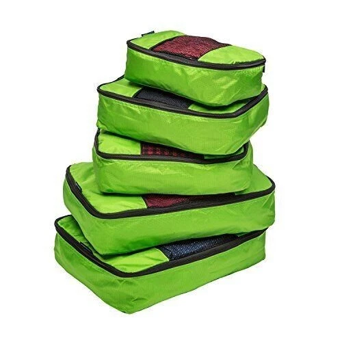 Travelwise Packing Cube Set 5 Cubes Lime Green | eBay