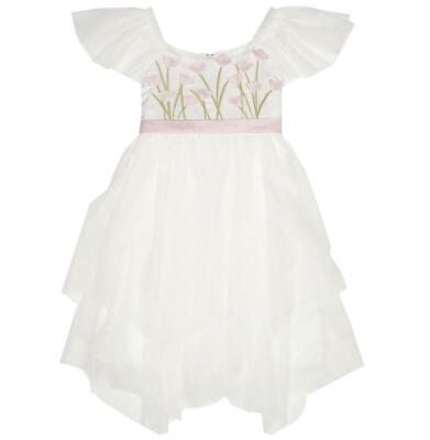 Kate Mack und Biscotti KINDER MÄDCHEN BLUMEN TÜLLKLEID 6 JAHRE