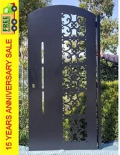 Contemporary modern metal gate, Modern Metal Gate, Custom size Art Pedestrian