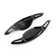 Steering Wheel Paddle Shifter Trims Accessories For Nissan Infiniti Carbon Fiber