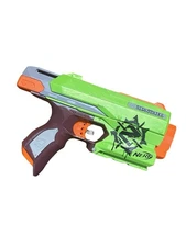 Nerf Zombie Strike Sidestrike Blaster Dart Gun Toy Green Pistol Tested