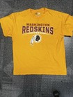 Washington Commanders Vintage Redskins T-Shirt Yellow, Large, NFL Team Apparel