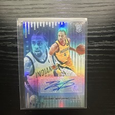 Panini Illusions Rookie Signs Autograph Duane Washington Jr. #RS-DWZ Pacers