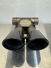 16 Cayman Gt4 Oem Exhaust Muffler Tips 981.111.361.61 Boxster X Pipe Porsche