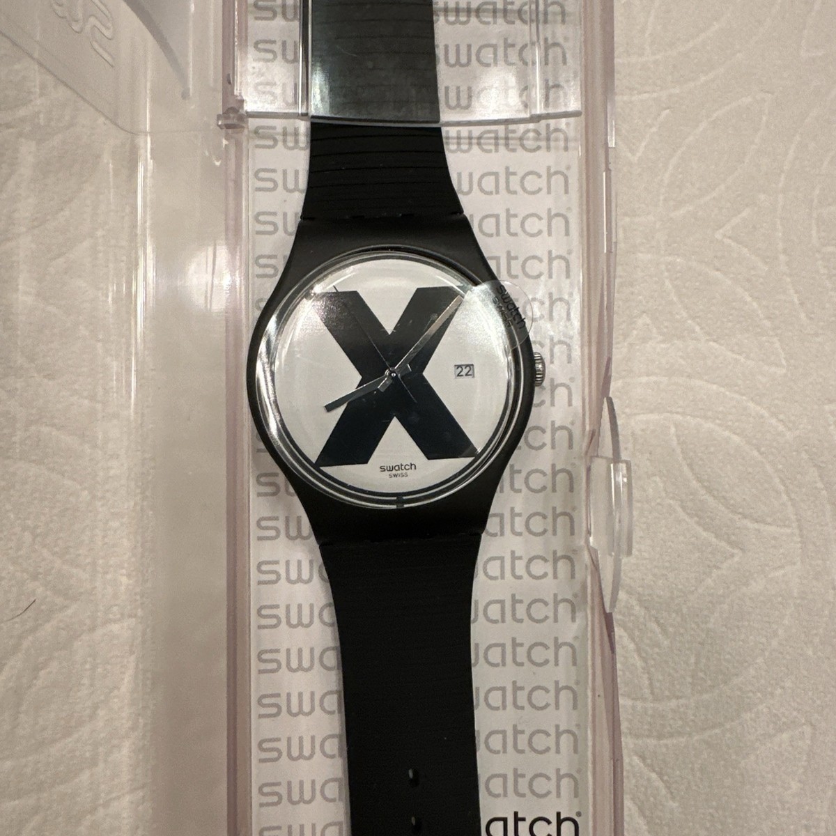 Swatch SUOB402 White Men's Wristwatch for sale online | eBay