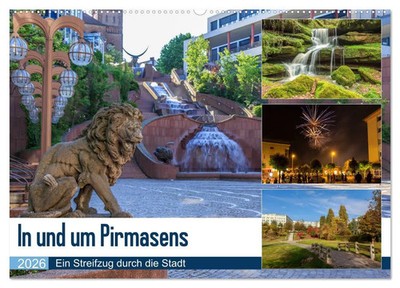 In und um Pirmasens (Wandkalender 2026 DIN A2 quer), CALVENDO Monatskalender