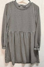 Loft Houndstooth Ruffle Baby Doll Dress Small