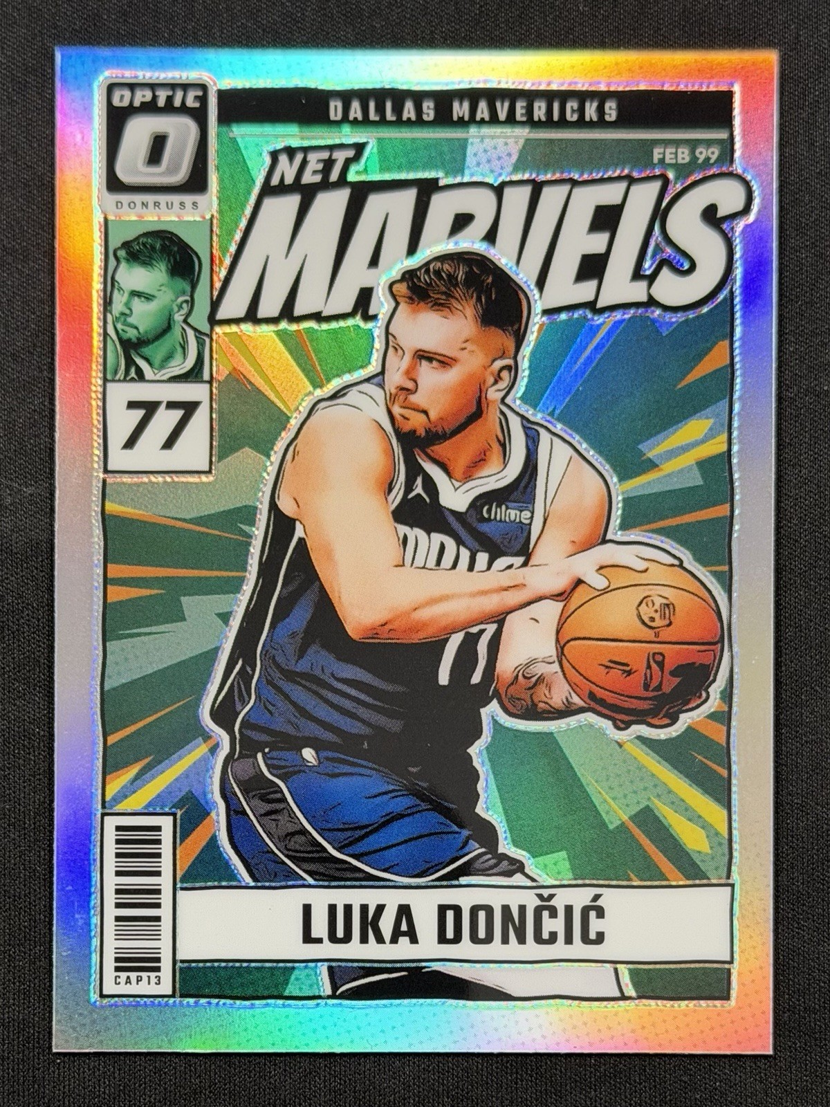2024-25 Panini Donruss Optic - Net Marvels Luka Doncic #17 Holo Prizm