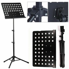 Sheet Music Stand-Metal Professional Portable Perforated Music StandUS stock NEW
