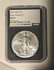 2021 American Silver Eagle $1 - Type 2 (Eagle Landing) - NGC MS69 Black Core