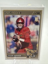 2025 Score Tyler Shough Rookie Card. New Orleans Saints Future Star