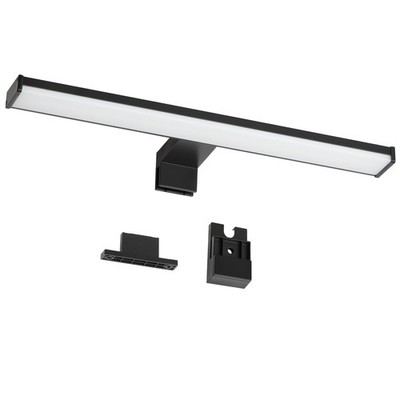 Oktaplex BALI 3 in 1 Black LED Spiegelleuchte schwarz 8W 3000K 40cm Spiegellampe