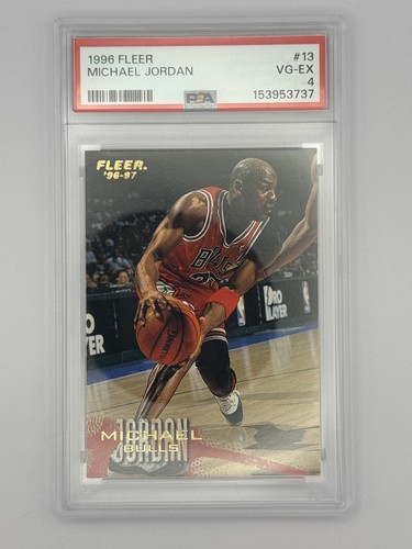 1996 Fleer - Michael Jordan - Chicago Bulls - PSA Rated