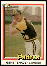 1981 Donruss #241 Gene Tenace NRMT+