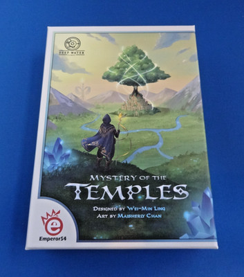 Mystery of the Temples - Deep Water Games - Brettspiel 2018 - vollständig