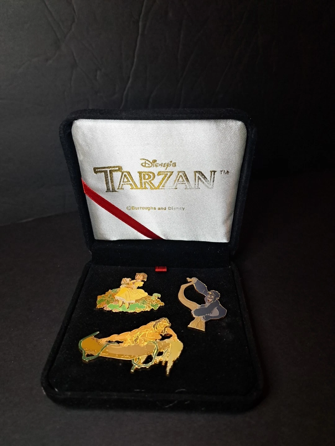 Disney Tarzan Velvet Box Pin Set 1999